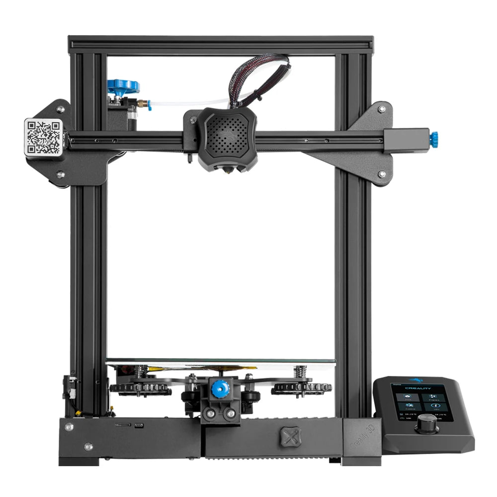 Creality 3D Printer Kits Ender-3 V2 3d Printers With Slilent Mianboard TMC2208 UI&4.3Inch Color Lcd Carborundum Glass Bed