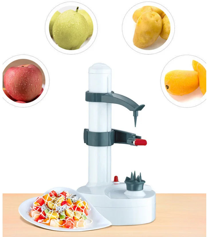 ZK30 Multifunction Electric Peeler For Fruit Vegetables Automatic Stainless Steel Apple Peeler Kitchen Potato Cutter Machine